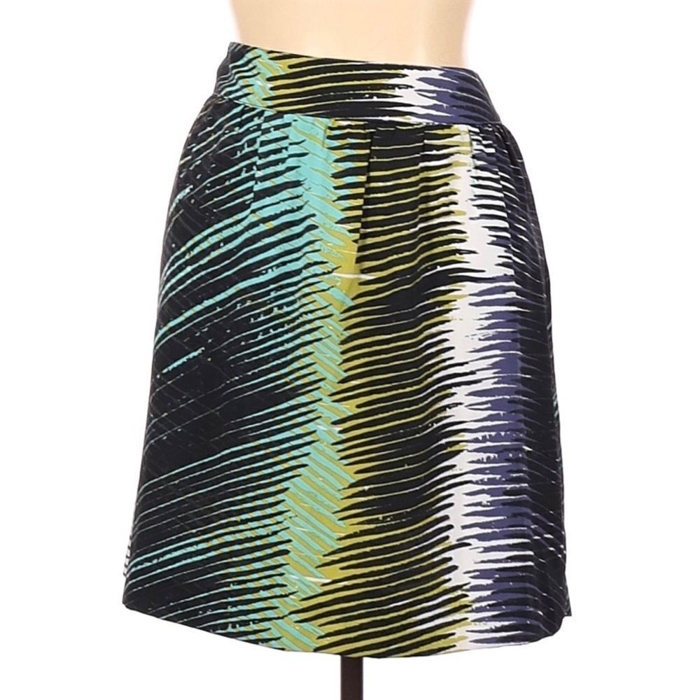 Loft Striped Skirt Sz 6